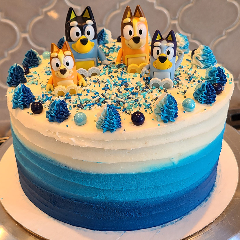 Bluey Themed Cake